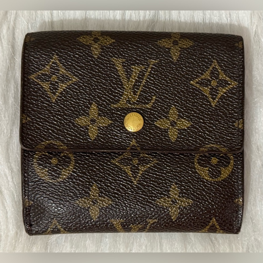 Authentic Vintage Louis Vuitton Trifold Monogram Elise Wallet VGUC